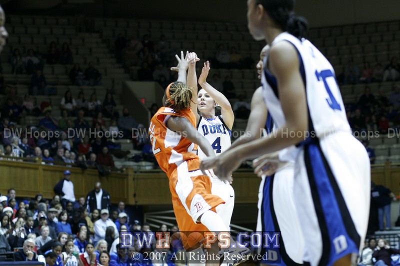 A perfect three by Abby Waner put Duke up by seven
