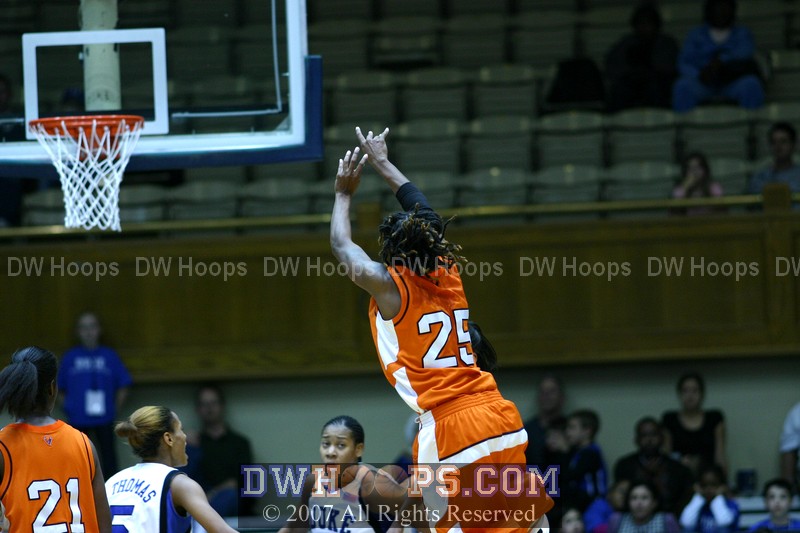 Keisha Champion pops a three, she was 3-4 from long distance