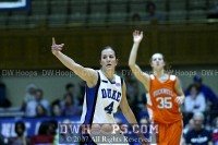  - Abby Waner helps direct the Duke press late in the first half