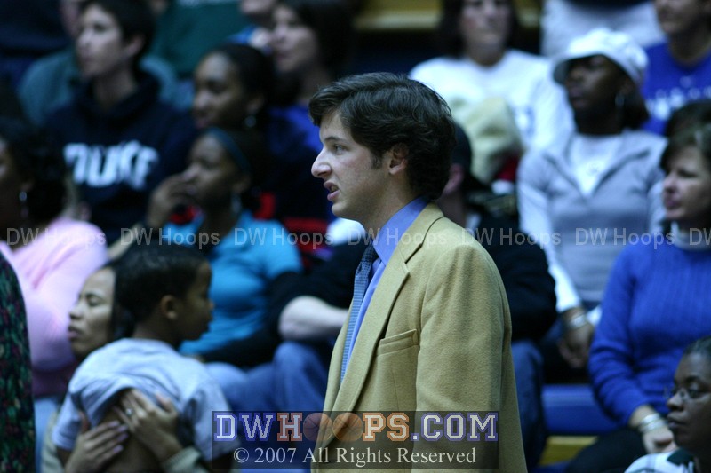 Ben Adams is obviously not thinking of his newly minted Duke degree.  Congrats Ben!