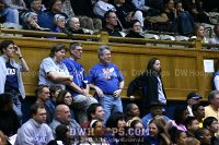  - Some of the usual suspects look on from the last row of the bleachers