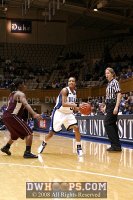  - Jasmine Thomas looks for an opening against Central's zone