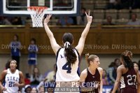  - Abby Waner after a Duke made basket