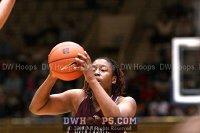  - Central's Latoya Bennett eyes the basket