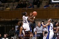  - Karima Christmas tries a shot