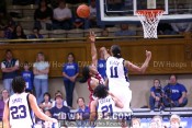 Chante Black rejects Shante Williams (slightly blown out by the overhead strobe) - 6-2 - 16:13 1st