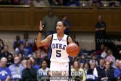 Jasmine Thomas sets the Duke offense -  - 