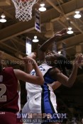 Karima's layup rolled off, but Chante converted the miss - 26-17 - 3:58 1st