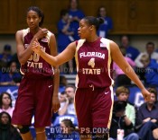 FSU's Jacinta Monroe and Cayla Moore -  - 