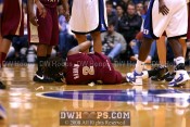 Alysha Harvin goes down hard after being fouled by Carrem Gay - 44-21 - 14:17 2nd