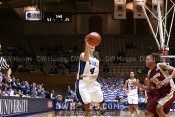 Before crashing into the stands, Abby whips a pass to Chante - 53-25 - 7:49 2nd