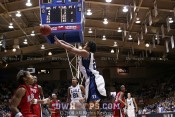 Duke's first basket came as Wanisha Smith found... - 0-4 - 19:03 1st
