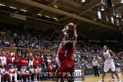 On Duke's next possession, Khadijah Whittington took the charge from Chante Black - 2-4 - 18:24 1st