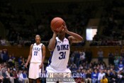 KJ's free throws gave Duke their first lead - 9-7 - 13:30 1st