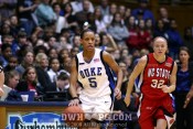 Jasmine Thomas breaks to the goal with Megan Zullo (32) in pursuit -  - 
