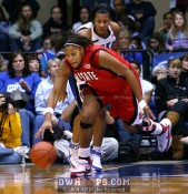 Khadijah Whittington breaks out after her second steal of the young 2nd half - 35-30 - 18:38 2nd