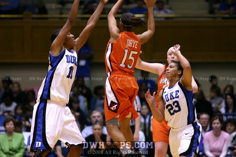 Some frustration on the defensive end for Duke