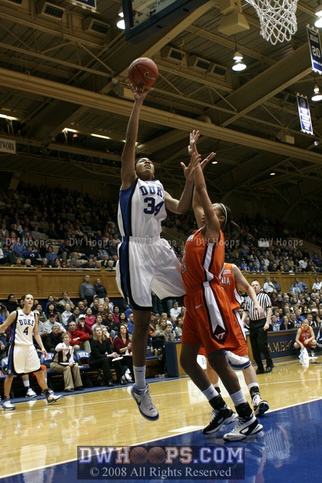 This Krystal Thomas shot didn't count, she'd travelled