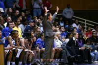 Coach P calls for hands up on defense; Abby Waner had a tough first half (1-6 shooting, 3 fouls) - 29-20 - 4:50 1st