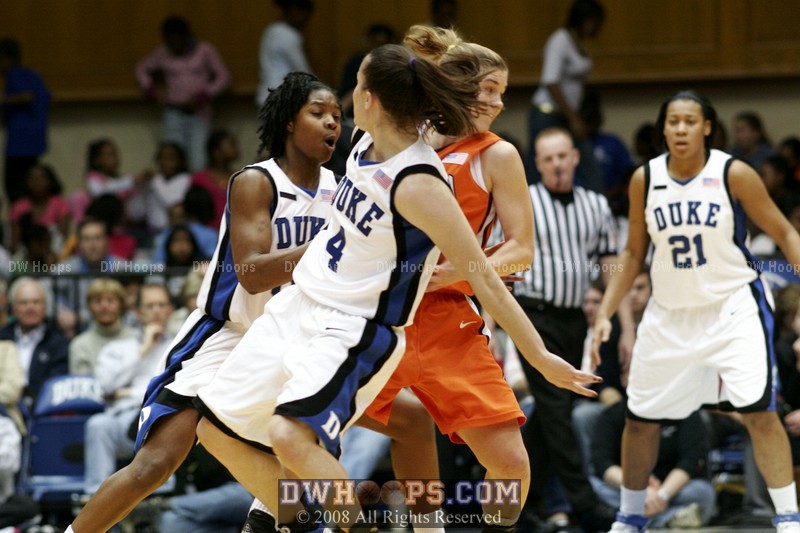 On the same possession Abby is called for foul #3, the team's sixth