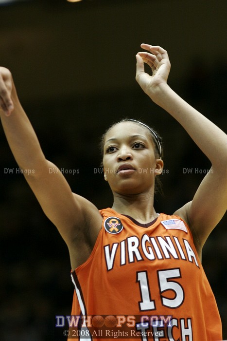 The second half started with a Duke turnover and two free throws by Utahya Drye