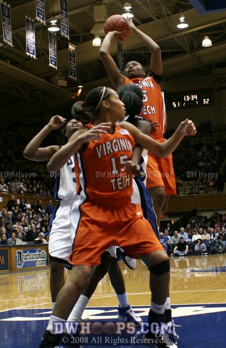 Another hoop for Barbour - she led all scorers with 15.  Cook had 14, but nobody else stepped up for Tech.