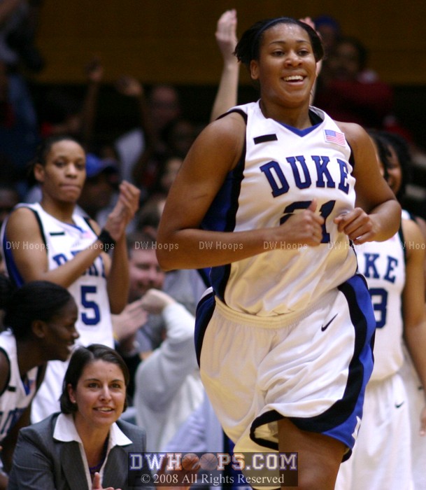Smiles from Joy and her coach