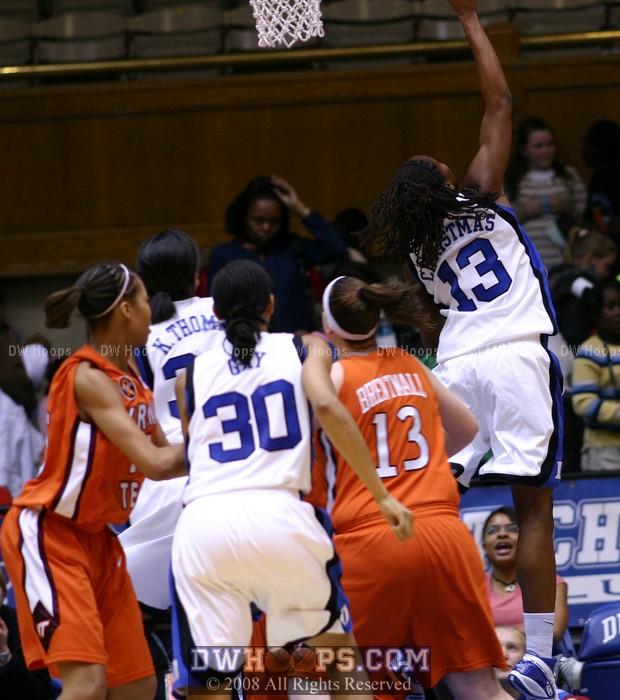 Karima Christmas scores, with this hoop all twelve Devils scored, a season first