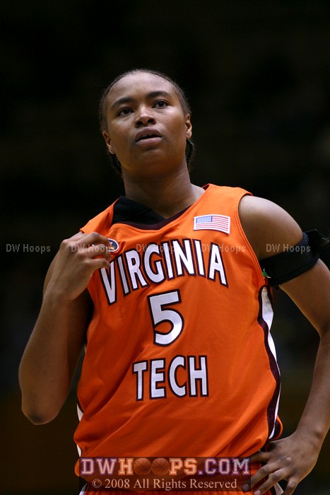 Andrea Barbour was 7-17 from the floor, wearing this harness can't have made things easier