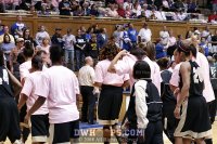 Wake Forest also wore pink warmup shirts - Pregame - 