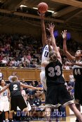 Chante Black goes high above everybody, but the defensive presence forces a miss - 16-7 - 9:47 1st