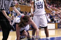 Abby gets up after the foul - 24-10 - 7:58 1st