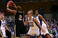 Brittany Mitch and Joy Cheek on defense -  - 
