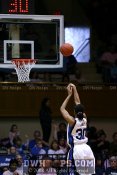 As light streams into the south end of Cameron, Carrem Gay completes a traditional three point play from the line - 38-18 - 19:22 2nd