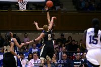 Alex Tchangoue gets Jasmine Thomas on the temple during a layup - 45-26 - 13:54 2nd