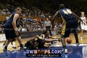  - One of many battles for loose balls on the floor
