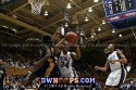 - ...but Krystal Thomas snagged the rebound and laid it in