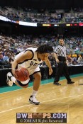 Wanisha Smith trips on the line, but recovers - ACC Semifinal #2 - (3) Duke 74, (2) Maryland 63