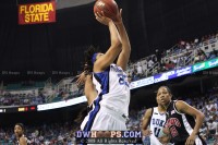 Wanisha Smith goes to the hoop - ACC Semifinal #2 - (3) Duke 74, (2) Maryland 63