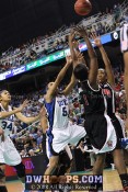 Rebound opportunity on Duke's defense board - ACC Semifinal #2 - (3) Duke 74, (2) Maryland 63