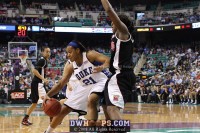 Joy Cheek works her way into the lane - ACC Semifinal #2 - (3) Duke 74, (2) Maryland 63