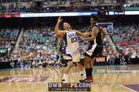 Jade Perry turns over Wanisha Smith - ACC Semifinal #2 - (3) Duke 74, (2) Maryland 63