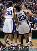 Sequence: Abby gets the layup and is fouled; chest bump and ensuing huddle - ACC Semifinal #2 - (3) Duke 74, (2) Maryland 63