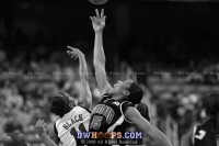 Opening Tip (black & white) - ACC Semifinal #2 - (3) Duke 74, (2) Maryland 63