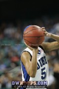 Sequence: Jasmine Thomas drives and is fouled by Laura Harper - ACC Semifinal #2 - (3) Duke 74, (2) Maryland 63