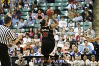 Ashley Newman misses a three - ACC Semifinal #2 - (3) Duke 74, (2) Maryland 63