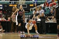 Clock stopping foul - ACC Semifinal #2 - (3) Duke 74, (2) Maryland 63