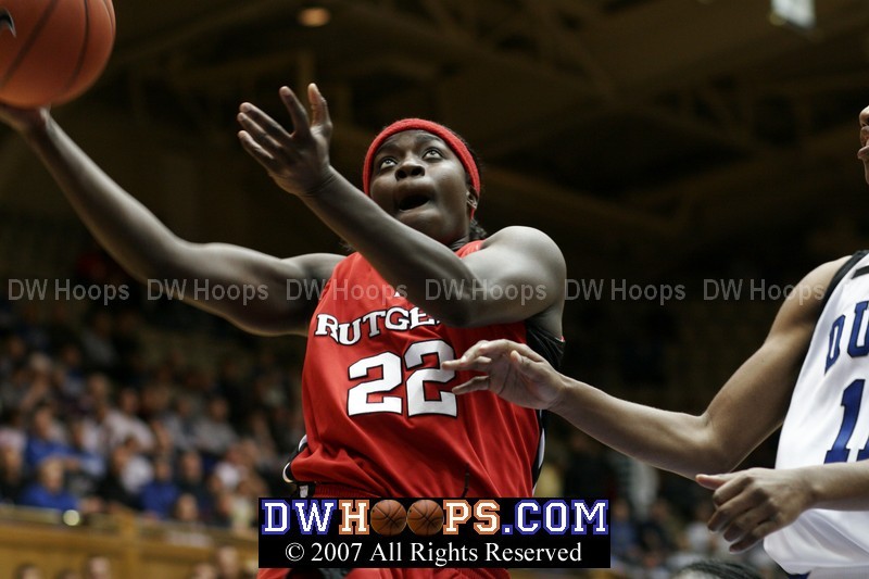 ...then Adjavon goes to the rack, but misses