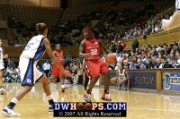  - Ajavon sees Zurich, and dishes to her for a 9 point Scarlet Knight lead