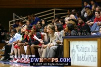  - Coach C. Vivian Stringer and the Rutgers bench